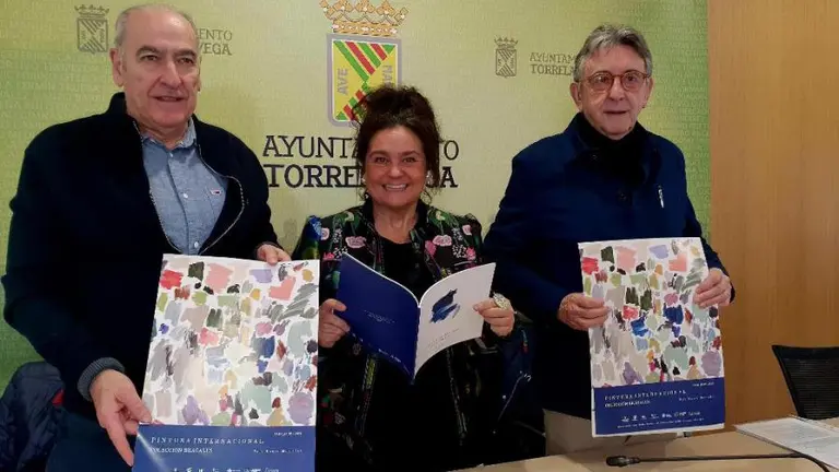 Presentación de la muestra en la Sala Mauro Muriedas, en Torrelavega.