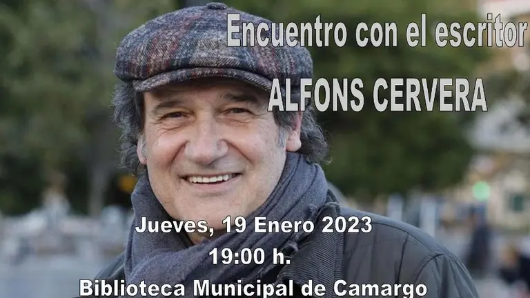 Camargo acoger&aacute; un encuentro literario con el escritor Alfons Cervera.