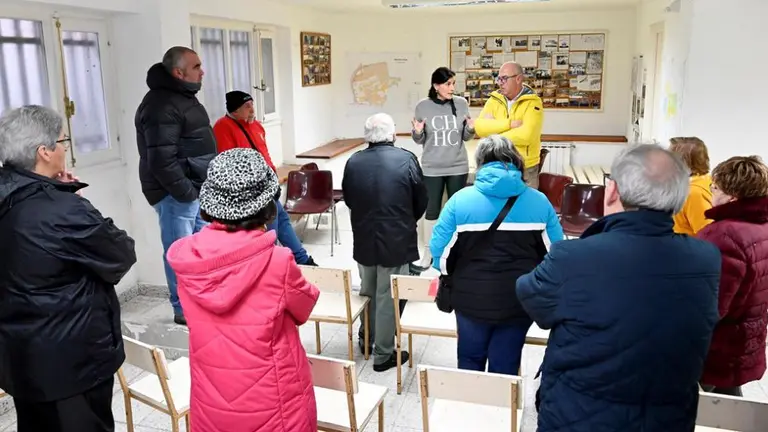 Encuentro con los vecinos de la Bajada de Rumayor., en Santander.
