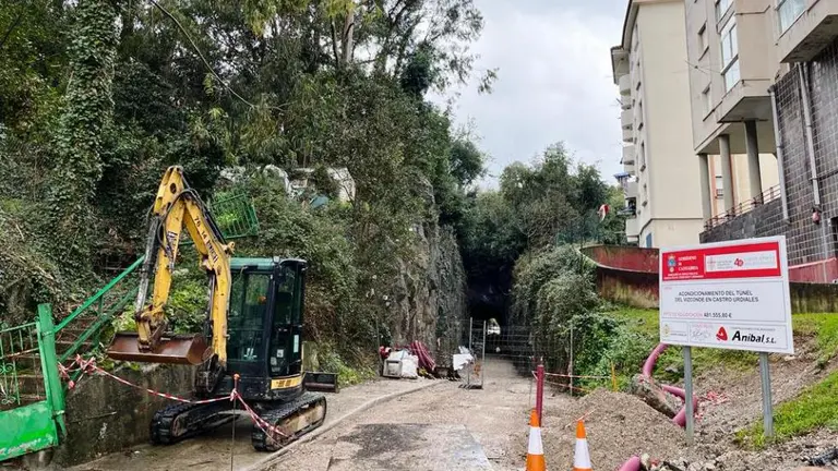 T&uacute;nel de Vizconde en Castro Urdiales.
