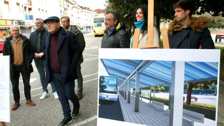 Presentación del proyecto dela terminal de autobús en Noja.