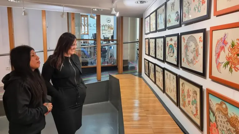 Exposición en Espacio Joven en Santander.