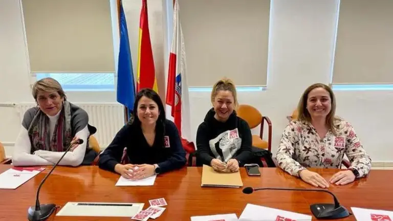 Representantes del sindicato ANPE.