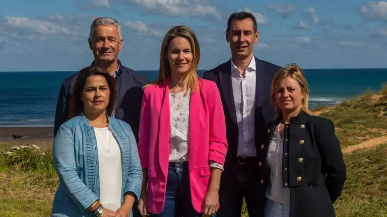 Representantes de la Junta Vecinal de Renedo, en Piélagos.