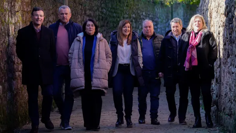 Candidatos del PP en Saja-Nansa.