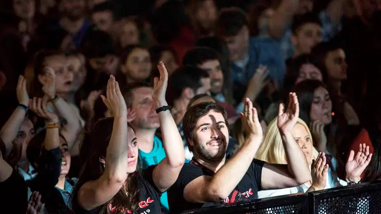 Público en el Camargo Rock.