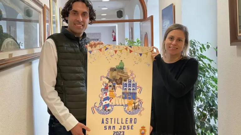 Cartel de las Fiestas de San Jos&eacute;.