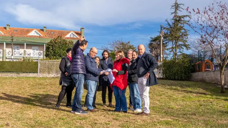 Terreno donde se construirá el centro social de Polanco.