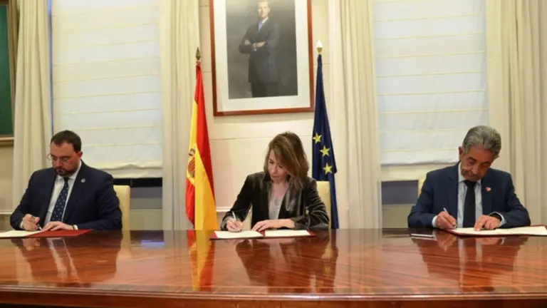 Reunión sobre el servicio ferroviario en Madrid.