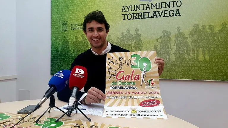 Presentación de la Gala del Deporte en Torrelavega.