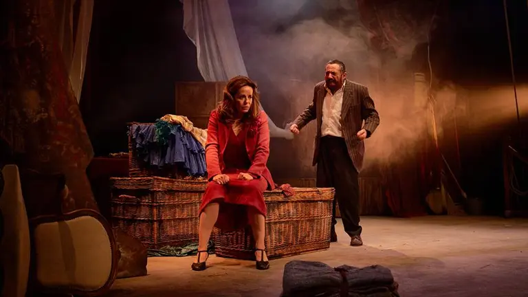 Un momento de la representación de Ay Carmela