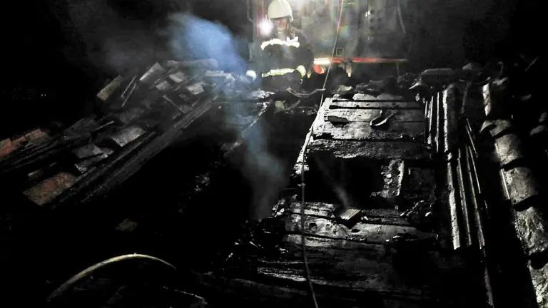 Los Bomberos acudieron de forma rápida.