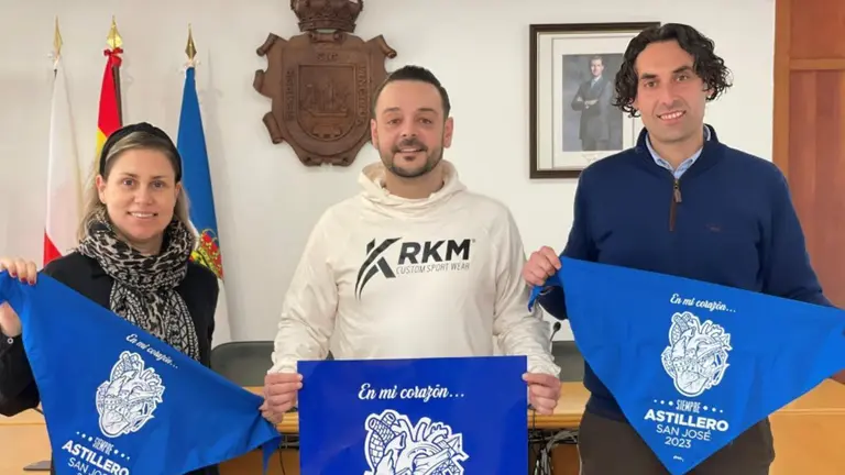 El pa&ntilde;uelo de las fiestas de San Jos&eacute; en El Astillero.