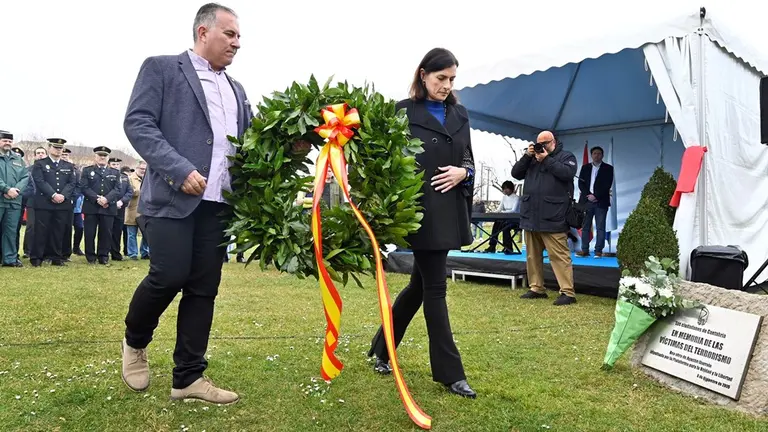 Acto de homenaje a las víctimas del terrorismo en Santander.