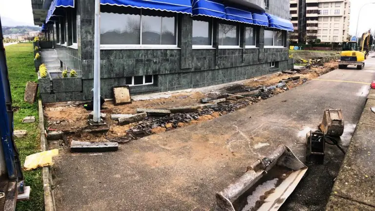 Obras ejecutadas en Laredo.