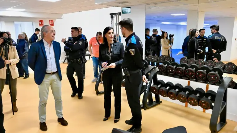 Visita a las nuevas instalaciones de la Policía Local en Santander.