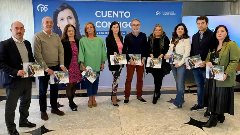 Presentación de la gestión del PP en Santander.