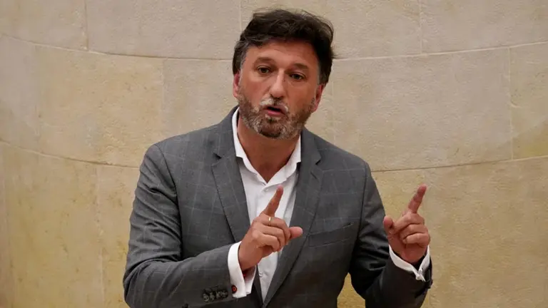 El portavoz de Vox, Cristóbal Palacio.