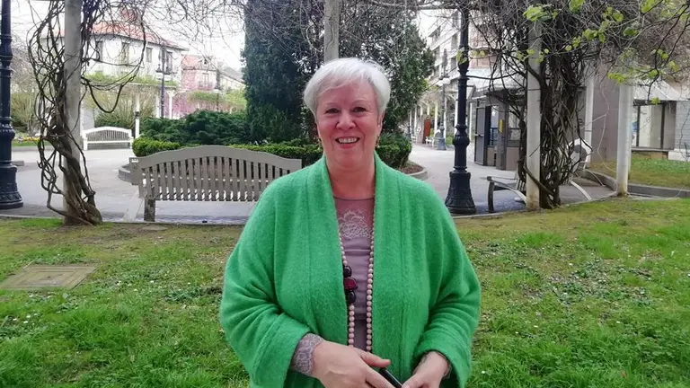 La portavoz de Torrelavega Sí, Blanco Rosa Gómez.