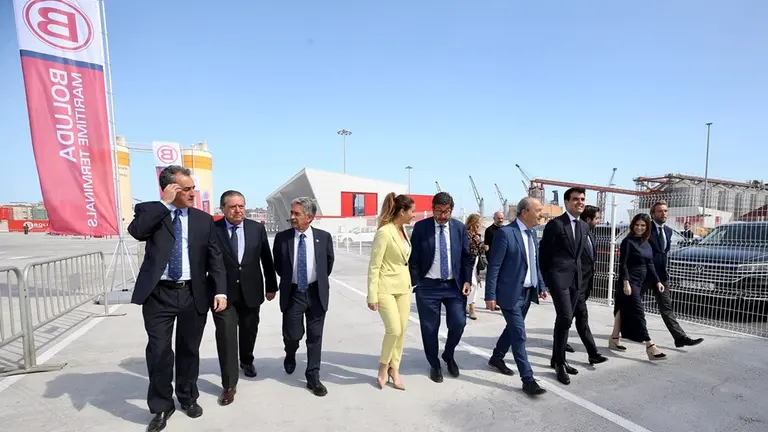 Inaugurada la terminal de contenedores en el puerto de Santander.