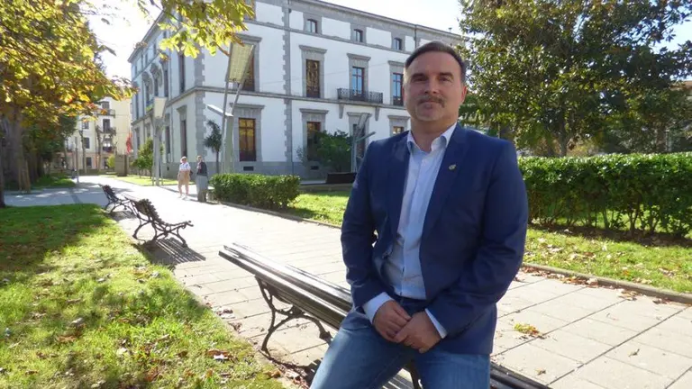 El candidato de Santoñeses a la Alcaldía, Jesús Gullart.