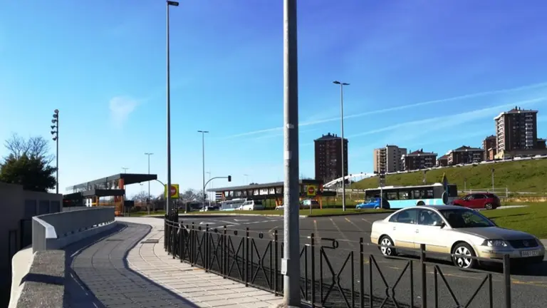 Intercambiador de Valdecilla, en Santander.