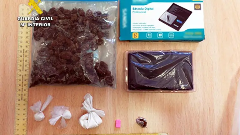 Drogas incautadas en Castro Urdiales.