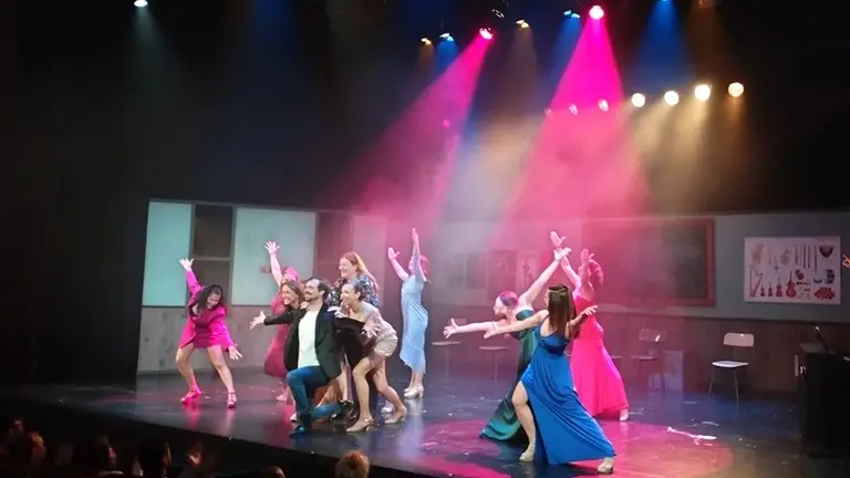 Un momento de la representación de 'Reconectados'. Ángel Camarero