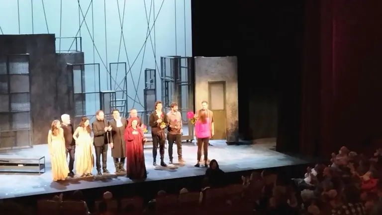 Representación de La Celestina en Santander. Ángel Camarero