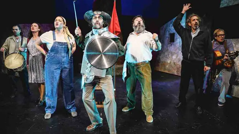 Representación de la obra 'Don Quijote somos todos'.