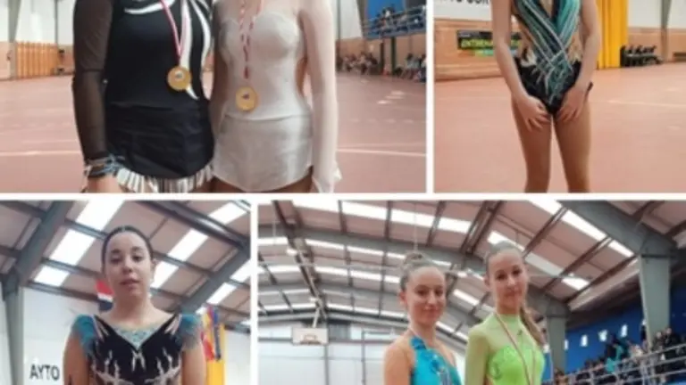 Patinadoras de Argo&ntilde;os en la competici&oacute;n.