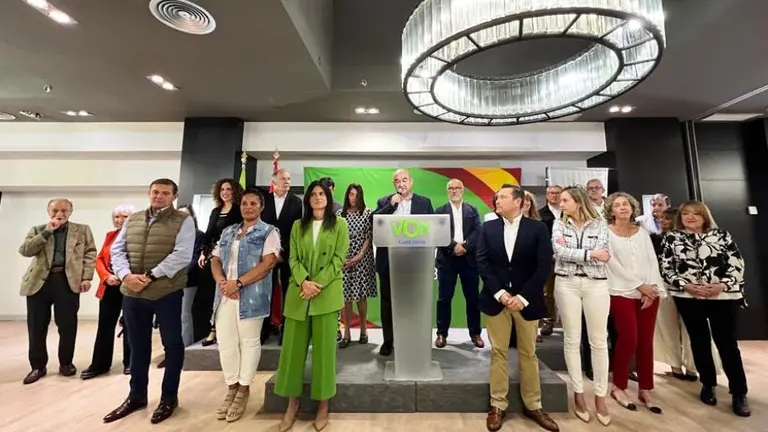 Candidatura de Vox en Santander.