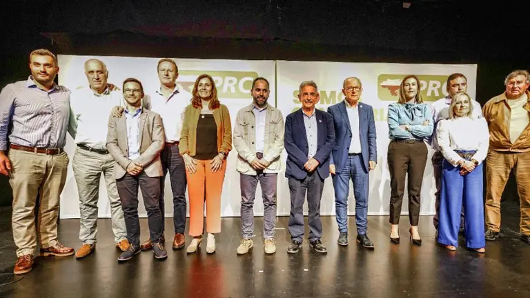 Candidatos del PRC en la zona de Trasmiera.