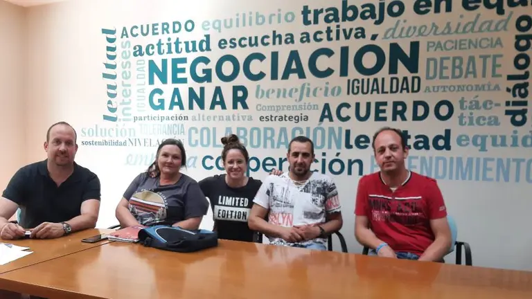 Plantilla de TirCantabria en Meruelo.