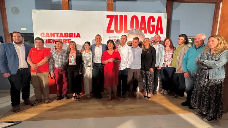 Presentación de la candidata del PSOE en Limpias.