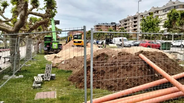 Pista de pump track en el Pasaje, en Santoña. R.A.