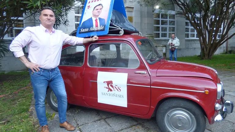 El candidato de Santoñeses a la Alcaldía de Santoña, Jesús Gullart. R.A.