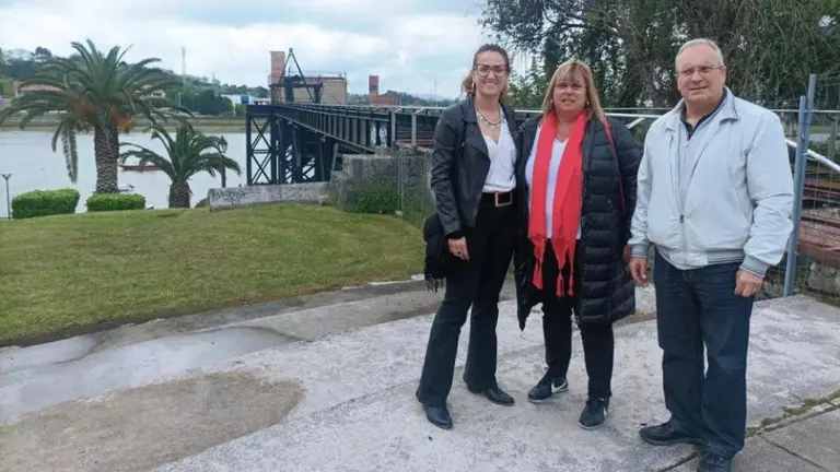 Visita al Puente de Los Ingleses, en El Astillero.