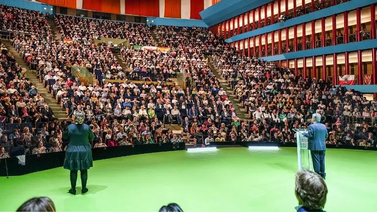 Intervención de Revilla en el Palacio de Festivales.