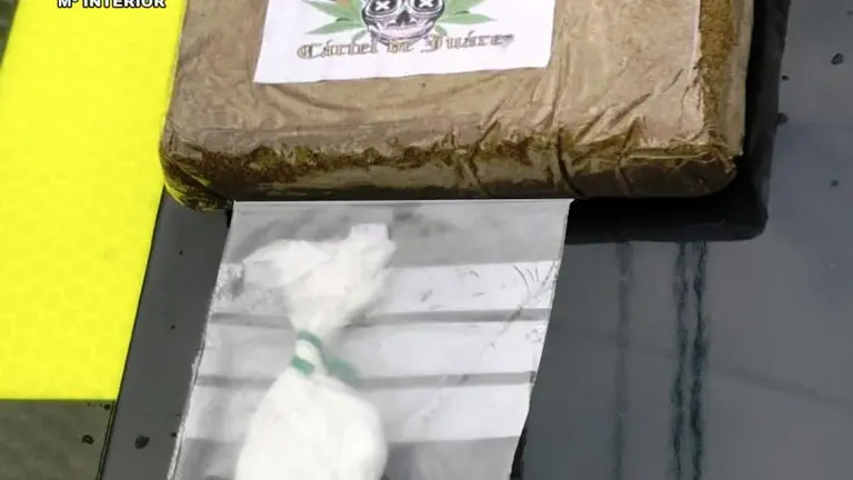 Drogas incautadas por la Guardia Civil.