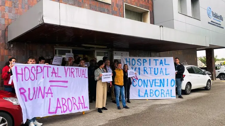 Concentraci&oacute;n del Hospital Virtual de Laredo.