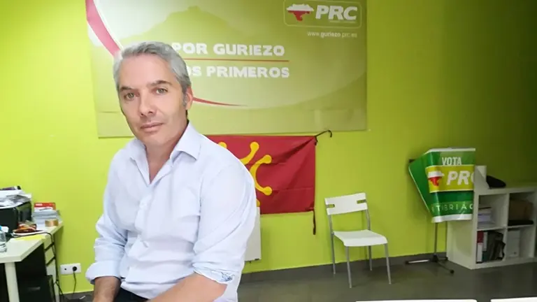 El candidato del PRC en Guriezo, Ángel Llano. R.A.