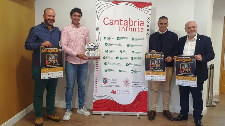 Presentación del Torneo San Bernabe en Torrelavega.