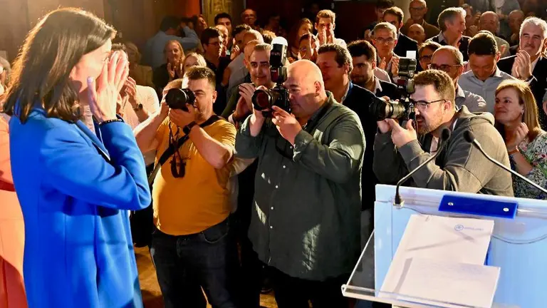 Gema Igual disfruta la victoria.