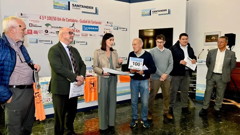 Presentación de los 100 Kilómetros de Santander.