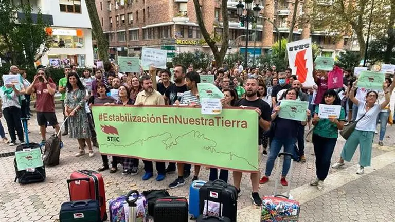 Movilizaci&oacute;n del sindicato STEC.