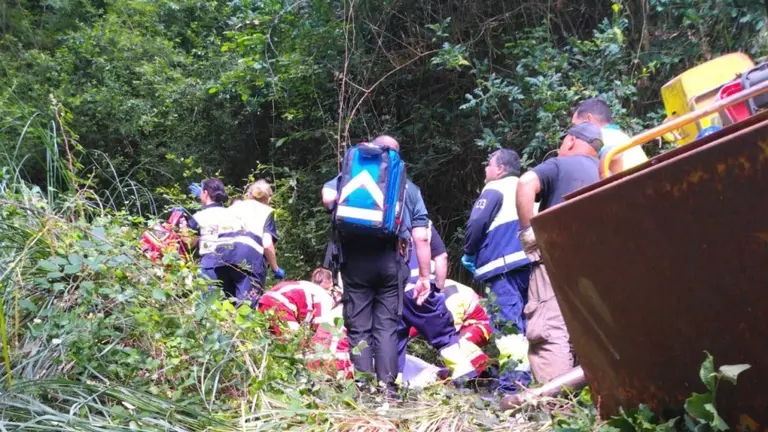 El accidente tuvo lugar en Meruelo.