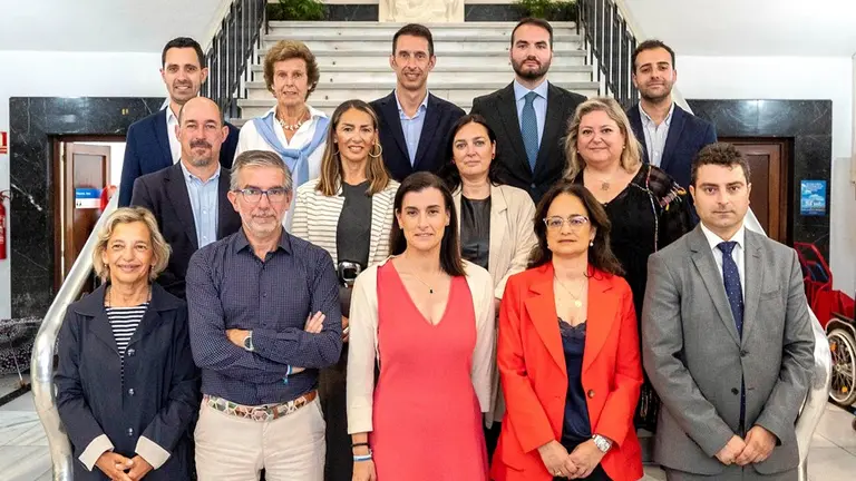 El equipo de Gobierno popular en Santander.
