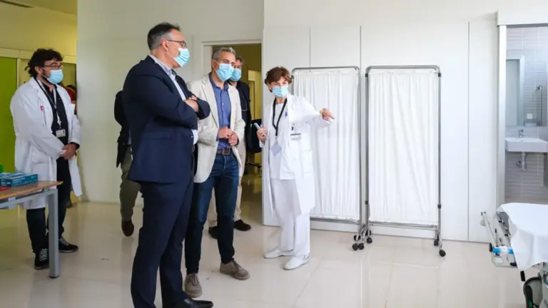 Las autoridades políticas visitaron las instalaciones en Reinosa.