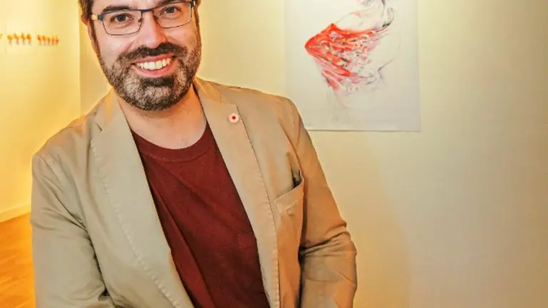 El dibujante Diego Agudo.